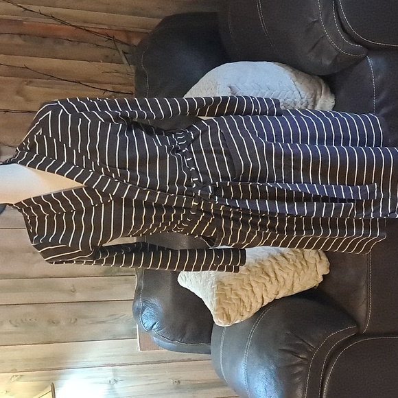 Pact Womens Robe Size XS Sustainable Organic Cotton Minimalist Brown Lounge - Picture 7 of 8